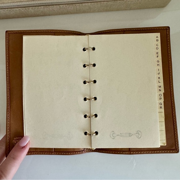 GUCCI ☆ Leather Planner / Notebook ☆ Vintage ☆ RARE ☆ - Picture 16 of 16